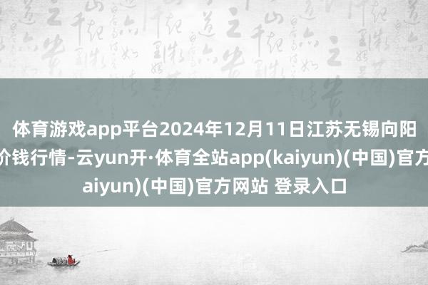 体育游戏app平台2024年12月11日江苏无锡向阳农产物大商场价钱行情-云yun开·体育全站app(kaiyun)(中国)官方网站 登录入口