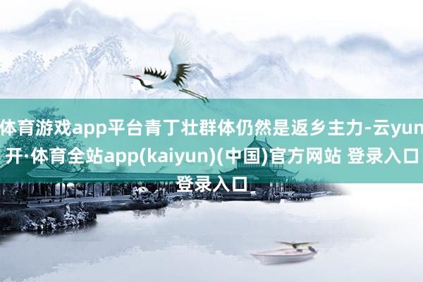 体育游戏app平台青丁壮群体仍然是返乡主力-云yun开·体育全站app(kaiyun)(中国)官方网站 登录入口